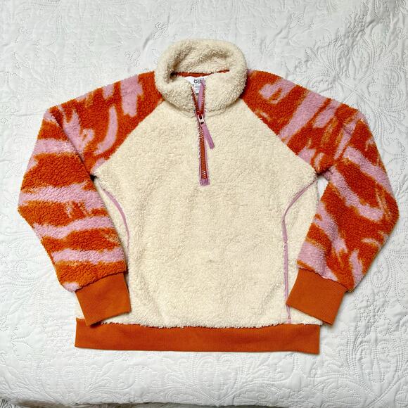 Athleta Girl 1/4 Zip So Snug Sherpa Fleece Size 7 - Picture 2 of 7